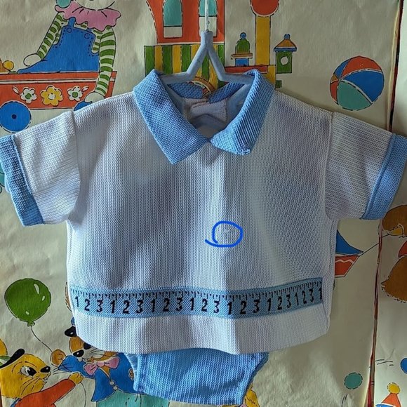 50% OFF Appraised Value - Vintage Toddlers 2-Piece Summer Outfit – c Mid 1970s - Picture 2 of 7